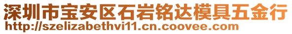 深圳市寶安區(qū)石巖銘達模具五金行