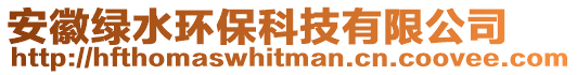 安徽綠水環保科技有限公司