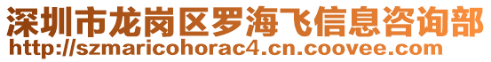 深圳市龍崗區(qū)羅海飛信息咨詢部