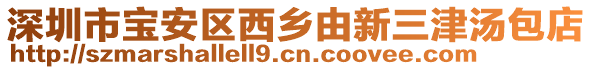 深圳市寶安區(qū)西鄉(xiāng)由新三津湯包店