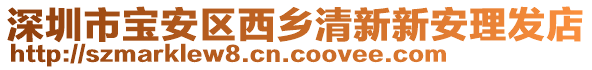 深圳市寶安區(qū)西鄉(xiāng)清新新安理發(fā)店