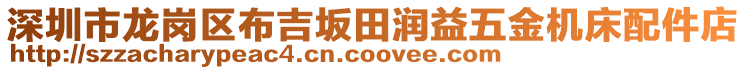 深圳市龍崗區(qū)布吉坂田潤益五金機床配件店