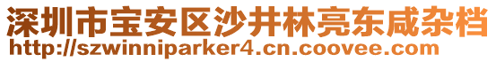 深圳市寶安區(qū)沙井林亮東咸雜檔