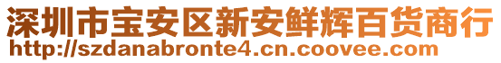 深圳市寶安區(qū)新安鮮輝百貨商行