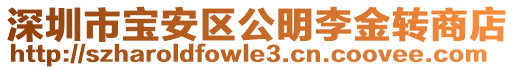 深圳市寶安區(qū)公明李金轉(zhuǎn)商店