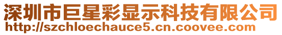 深圳市巨星彩顯示科技有限公司