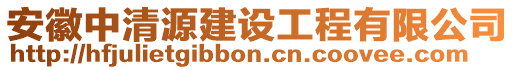 安徽中清源建設(shè)工程有限公司