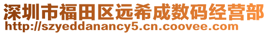 深圳市福田區(qū)遠(yuǎn)希成數(shù)碼經(jīng)營部
