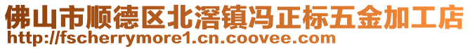 佛山市順德區(qū)北滘鎮(zhèn)馮正標(biāo)五金加工店