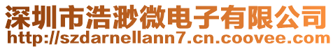 深圳市浩渺微電子有限公司