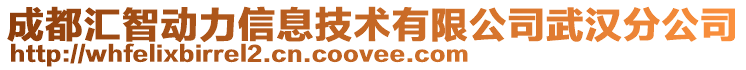 成都匯智動力信息技術有限公司武漢分公司