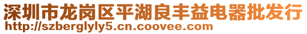 深圳市龍崗區平湖良豐益電器批發行
