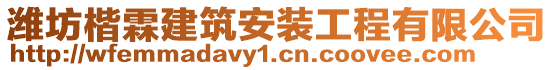 濰坊楷霖建筑安裝工程有限公司