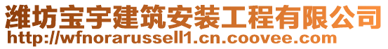 濰坊寶宇建筑安裝工程有限公司