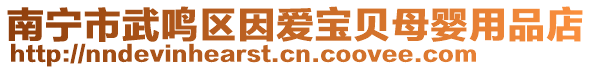 南寧市武鳴區因愛寶貝母嬰用品店