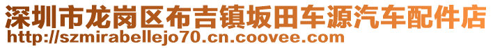 深圳市龍崗區(qū)布吉鎮(zhèn)坂田車源汽車配件店