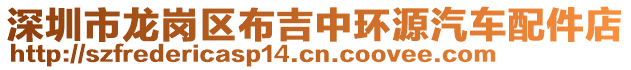 深圳市龍崗區(qū)布吉中環(huán)源汽車配件店