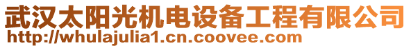 武漢太陽(yáng)光機(jī)電設(shè)備工程有限公司