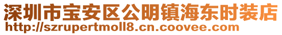 深圳市寶安區(qū)公明鎮(zhèn)海東時(shí)裝店