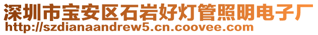 深圳市寶安區(qū)石巖好燈管照明電子廠