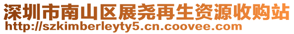 深圳市南山區(qū)展堯再生資源收購站