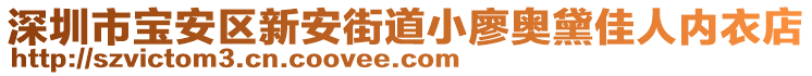 深圳市寶安區(qū)新安街道小廖奧黛佳人內(nèi)衣店