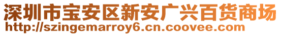深圳市寶安區新安廣興百貨商場