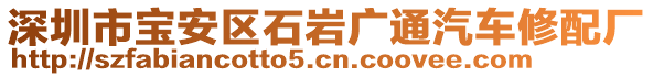 深圳市寶安區(qū)石巖廣通汽車修配廠