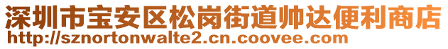 深圳市寶安區(qū)松崗街道帥達便利商店