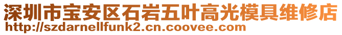 深圳市寶安區石巖五葉高光模具維修店