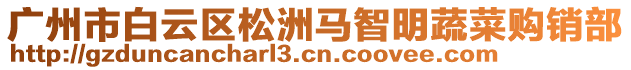 廣州市白云區(qū)松洲馬智明蔬菜購銷部