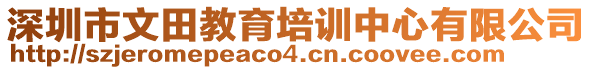 深圳市文田教育培訓(xùn)中心有限公司