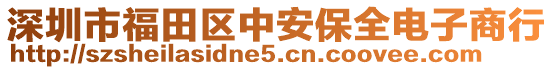 深圳市福田區(qū)中安保全電子商行