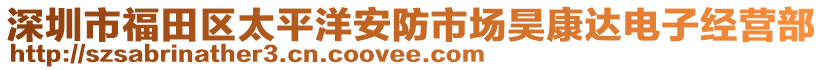 深圳市福田區(qū)太平洋安防市場昊康達電子經(jīng)營部