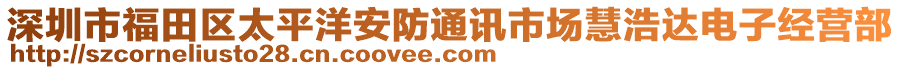 深圳市福田區(qū)太平洋安防通訊市場(chǎng)慧浩達(dá)電子經(jīng)營(yíng)部