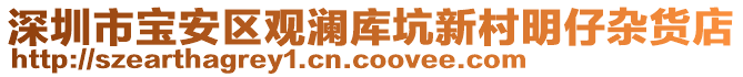 深圳市寶安區(qū)觀瀾庫坑新村明仔雜貨店