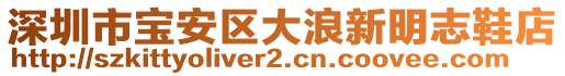 深圳市寶安區(qū)大浪新明志鞋店