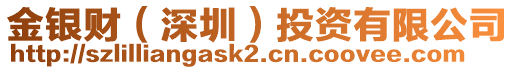 金銀財（深圳）投資有限公司