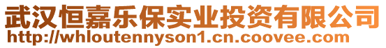 武漢恒嘉樂保實業投資有限公司