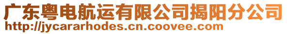 廣東粵電航運有限公司揭陽分公司