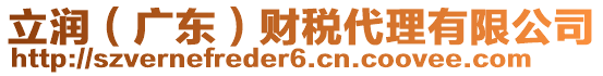 立潤（廣東）財稅代理有限公司