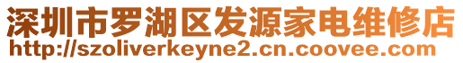 深圳市羅湖區(qū)發(fā)源家電維修店