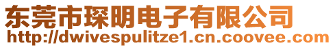 東莞市琛明電子有限公司