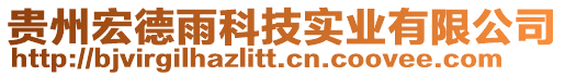 貴州宏德雨科技實業有限公司