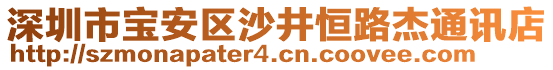 深圳市寶安區(qū)沙井恒路杰通訊店