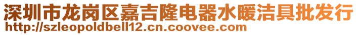 深圳市龍崗區(qū)嘉吉隆電器水暖潔具批發(fā)行