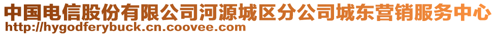 中國(guó)電信股份有限公司河源城區(qū)分公司城東營(yíng)銷服務(wù)中心
