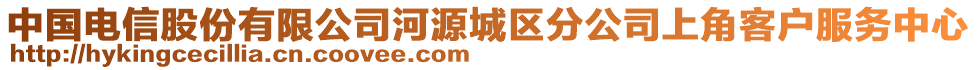 中國(guó)電信股份有限公司河源城區(qū)分公司上角客戶服務(wù)中心