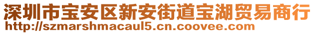 深圳市寶安區(qū)新安街道寶湖貿(mào)易商行