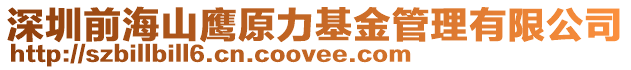 深圳前海山鷹原力基金管理有限公司